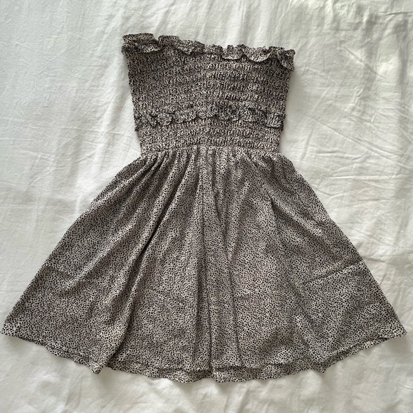 Bandeau leopard print dress - Picture 1 of 2